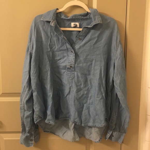 Old Navy - Denim Button Down - Picture 1 of 2